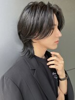 トルネード(TORNADO)&nbsp;メンズ 韓国ヘア ミディアム ニュアンスパーマ 長め A1223