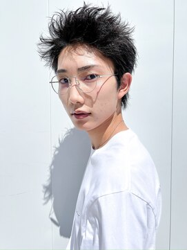 ラレイ ハラジュク(Lalei harajuku) 原宿スパイキーショートツイストパーマボックスショートメンズ