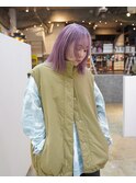 ブリーチカラー ピンクカラー