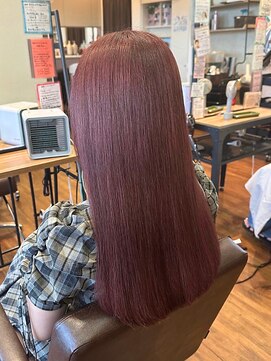 シェール(cher) ブリーチなし暖色系カラー【cher西宮北口：MAYA】