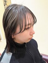 ワンラブ(ONELOVE)&nbsp;サイドヴェールバング/切りっぱなしボブミディアム