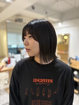 ソイクフ 四条大宮店(SOY-KUFU) レディース 20代30代40代◎似合わせカットイメチェン外ハネボブ