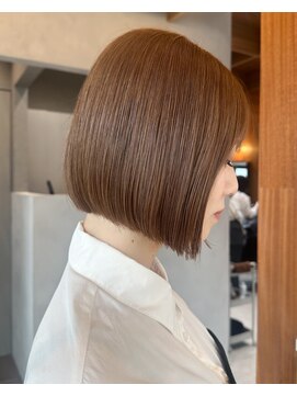 ロンド ボーイ 表参道(Lond BOY) ミニウルフレイヤーカット顔周り前髪韓国ショートボブ