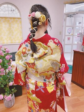 蘭美容室 成人式