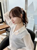 マインバイアフロートギンザ(MYNE by AFLOAT GINZA)&nbsp;結んでも可愛いおくれ毛カット／小顔カット【銀座】