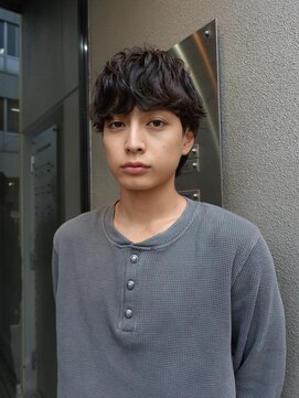 ポール(pole) メンズマッシュパーマ