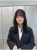 上品は韓国風黒髪