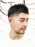 メンズバーバーフェード爽やか清潔感理容室眉毛カット