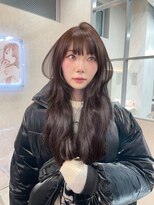 ロンド レア 天神大名店(Lond Le’a) ホワイトブロンド/外ハネボブ/美髪/ワイドバング/ブルーブラック