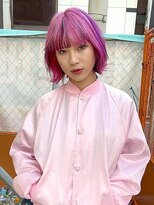 アッド バイ ケーツー(add by K-two) デザインカラーピンクパープルショートボブ