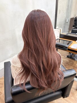 ペスカ 長町南店(pesca) ピンクベージュ シークレットハイライト