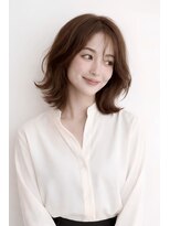 ロイ(Roi)&nbsp;渋谷/少し大人なミディアム/レイヤースタイル