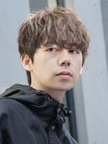 レタッチバイフィフス 大阪梅田(RETOUCH by fifth) 大阪梅田ツイストスパイラルパーマ波巻きパーマメンズマッシュ◆