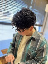 イデア 研究学園店(idea)&nbsp;ハンサムショート×パーマ