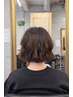 《簡単スタイリング》カット×デザインパーマ×高濃度炭酸泉￥9900【新小岩】