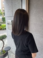 ロエ 平尾山荘(loe) 白髪ぼかしハイライト×オリーブベージュ