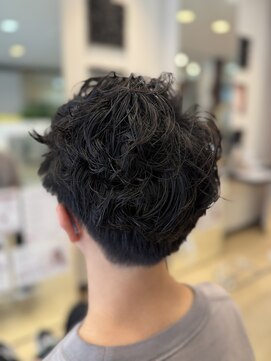 ヘアーエボリューション 【完全お任せ、立体感アップ無造作パーマ】