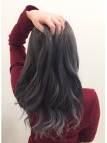 ネオンズ 札幌駅JR55ビル店(NEON´S)&nbsp;【バレイヤージュグラデーション】＊ブルーシルバー＊