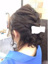 美容室 びゃんびゃん 社店&nbsp;編込みアレンジ