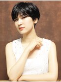 大人クールなマッシュショート