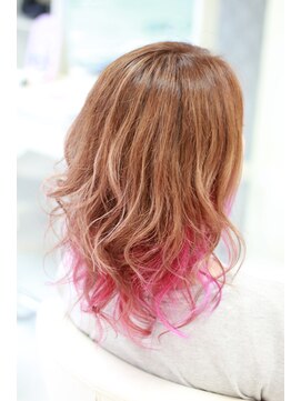 エフエフヘアー(ff hair) back style☆インナーカラーvol.341