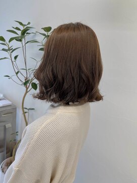 テオ(Theo) Theo /エメラルドアッシュ/ 巻き髪風パーマ/ミディアムボブ