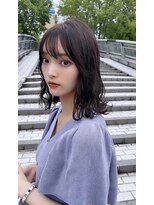 リュドール 春日井店(Rue D'or) ＲｕｅＤ’or春日井×ヤナ 小顔ナチュラル外ハネミディ