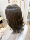 外はねロブ　オリーブベージュ