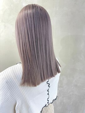 ゲーム 渋谷店(GAME) ダブルカラーラベンダーベージュケアブリーチハイトーンカラー