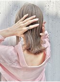 ミルクティーベージュ/シアーベージュ/ブリーチカラー/透明感