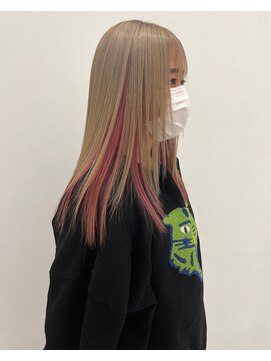 ハイブ 金沢(Hive) 10代20代ブリーチインナーカラーハイトーンカラー髪質改善