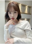 面長をひし形に見せる_小顔ワンカールボブ_タンバルモリ