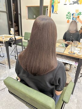 トリニティ 本厚木(trinity) オリーブベージュ/髪質改善/本厚木/学割U24/前髪カット/韓国