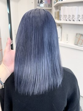 ペレ 渋谷(PELE) 黒髪/グレーベージュ/ハイトーン/ブリーチ/渋谷