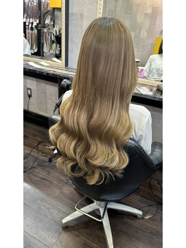 カットツー(Cut2) 【シールエクステ】ミルクティーカラーロング