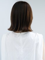 エインアンリー 表参道(AIN.ANLY.) ◯長めバング薄めバング鎖骨ミディアムボブパーマウェーブヘア