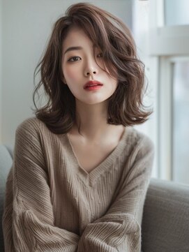 アルトリスト(Altruist Aging×HAIR&SPA) ☆オリーブグレーココアベージュ小顔クラゲヘアー/黒髪/髪質改善