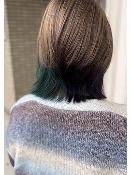 シャルティア(SHALLTIA) 2色エンドカラー【山口市美容室】【山口市デザインカラー】