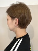 前髪長めのショート