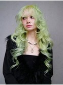 ロング顔周りレイヤーおくれ毛前髪カット美髪_F30643