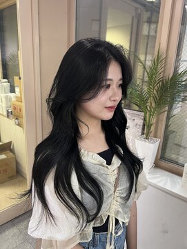 グロウ 渋谷(grow) プルエクステでワンホンヘア