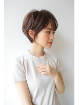 ハピネス 王寺店(Happiness) ハンサムショート 髪質改善 くびれショート ベージュカラー 王寺