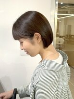 アイシーキョウト(I see kyoto)&nbsp;オリーブグレージュに合うミニボブ/前髪カット