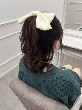 リルミー(Lilme) 【ヘアメ】ふわふわガーリーヘアアレンジ*ハーフアップ*新井