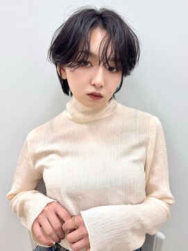クレム 博多駅店(ChLem) ショートカット ハンサムショート 前髪長めショート