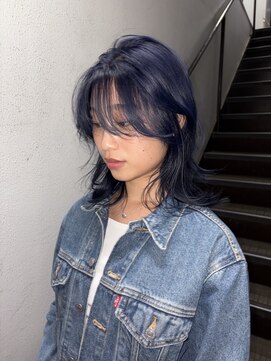 パーク(PAAQ) 【藤沢レイヤー】ハッシュカット/ネイビーブルー／レイヤー