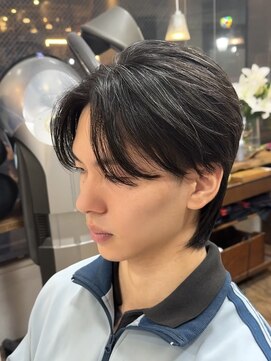 スタジオフォーエイチ(STUDIO 4H) シースルーセンターパート/シースルーウルフ/ニュアンスパーマ