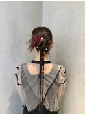 崩れにくいカチモリヘアアレンジ