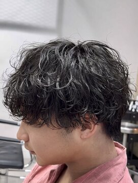 フィフス 渋谷(fifth) 渋谷フェザーパーマニュアンスセンターパート毛流れ微分け大人