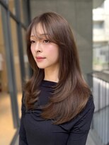 ロビー 表参道(ROBBY) 顔周りレイヤーカット/くびれヘア/大人上品/30代40代/ミディアム